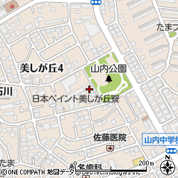 神奈川県横浜市青葉区美しが丘4丁目17-36周辺の地図