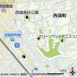 東京都大田区西嶺町22-6周辺の地図