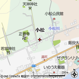 京都府宮津市小松203周辺の地図