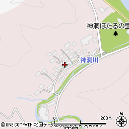 岐阜県美濃市神洞323周辺の地図