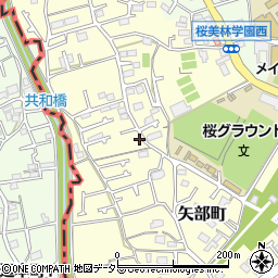 東京都町田市矢部町2725周辺の地図