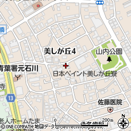 神奈川県横浜市青葉区美しが丘4丁目17-79周辺の地図