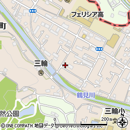 東京都町田市三輪町143周辺の地図