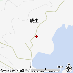 京都府舞鶴市成生572周辺の地図