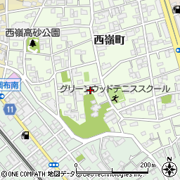 東京都大田区西嶺町22-11周辺の地図
