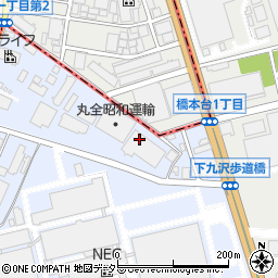 神奈川県相模原市中央区下九沢1082-1周辺の地図