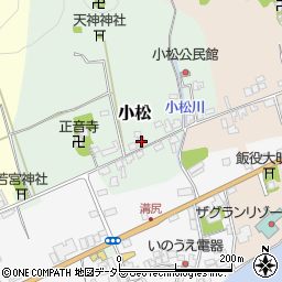 京都府宮津市小松204周辺の地図