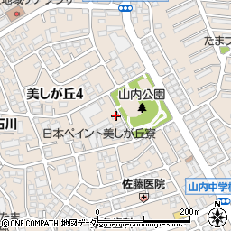 神奈川県横浜市青葉区美しが丘4丁目17-31周辺の地図