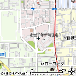神奈川県川崎市高津区千年新町45周辺の地図
