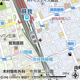 京葉学院蘇我校周辺の地図