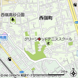 東京都大田区西嶺町22-12周辺の地図