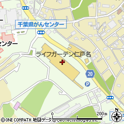 東京靴流通センター　ライフガーデン仁戸名店周辺の地図