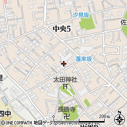東京都大田区中央5丁目27周辺の地図