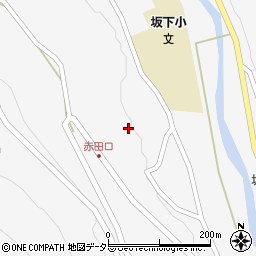 岐阜県中津川市坂下2444周辺の地図