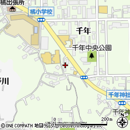 神奈川県川崎市高津区千年1077周辺の地図