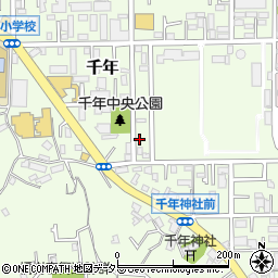 神奈川県川崎市高津区千年786-3周辺の地図