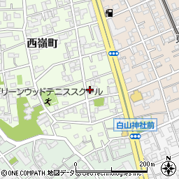東京都大田区西嶺町15-17周辺の地図