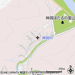岐阜県美濃市神洞297周辺の地図