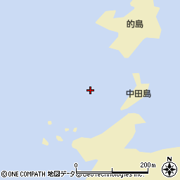 中田島周辺の地図