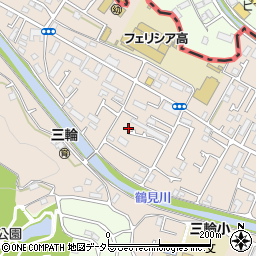 東京都町田市三輪町174周辺の地図