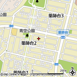 東京都町田市薬師台周辺の地図