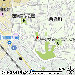 東京都大田区西嶺町24-8周辺の地図