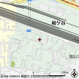 神奈川県川崎市宮前区梶ケ谷1477周辺の地図