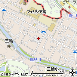 東京都町田市三輪町171周辺の地図