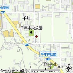 神奈川県川崎市高津区千年786-5周辺の地図