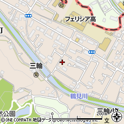 東京都町田市三輪町145-1周辺の地図