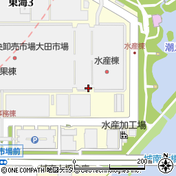有限会社オクヤマ食品　大田市場店周辺の地図