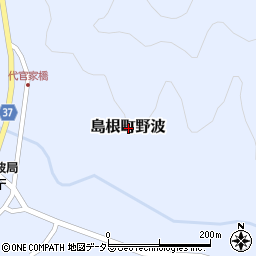 島根県松江市島根町野波周辺の地図