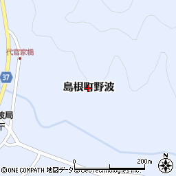 島根県松江市島根町野波周辺の地図