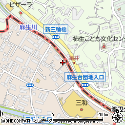 東京都町田市三輪町276周辺の地図