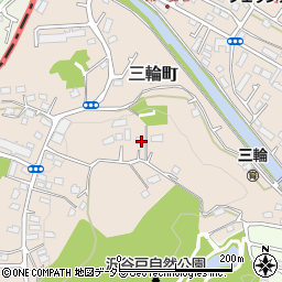 東京都町田市三輪町1731周辺の地図
