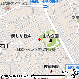 神奈川県横浜市青葉区美しが丘4丁目17-46周辺の地図