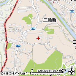 東京都町田市三輪町1736周辺の地図