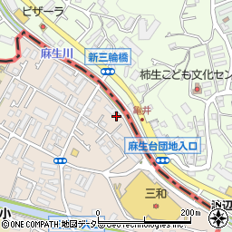 東京都町田市三輪町275周辺の地図