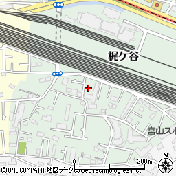 神奈川県川崎市宮前区梶ケ谷1476周辺の地図