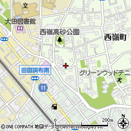 東京都大田区西嶺町26-11周辺の地図