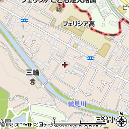東京都町田市三輪町146周辺の地図