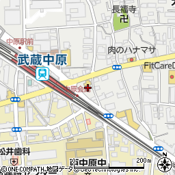コメダ珈琲店川崎武蔵中原ＦＣ周辺の地図