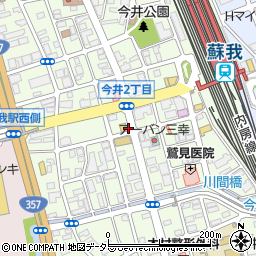 千葉県千葉市中央区今井周辺の地図
