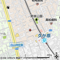 東京都大田区東嶺町33-12周辺の地図