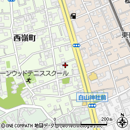 東京都大田区西嶺町15-3周辺の地図