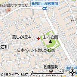 神奈川県横浜市青葉区美しが丘4丁目17-44周辺の地図