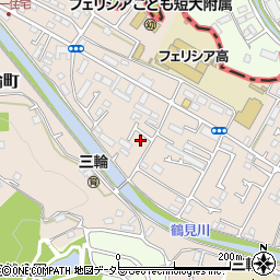 東京都町田市三輪町134周辺の地図