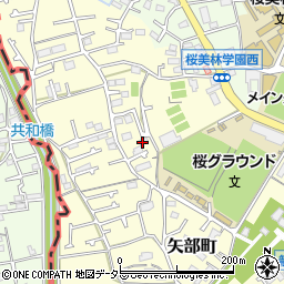 東京都町田市矢部町2816周辺の地図