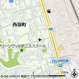 東京都大田区西嶺町14-14周辺の地図