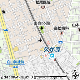 東京都大田区東嶺町33-8周辺の地図